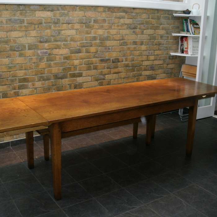 French Provincial Table with self contained leafs