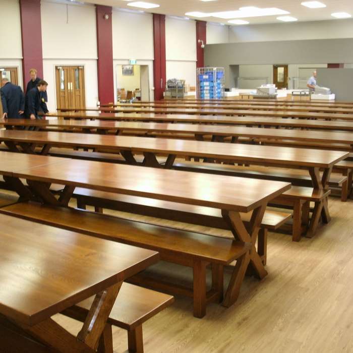 Suppling dining tables to Schools