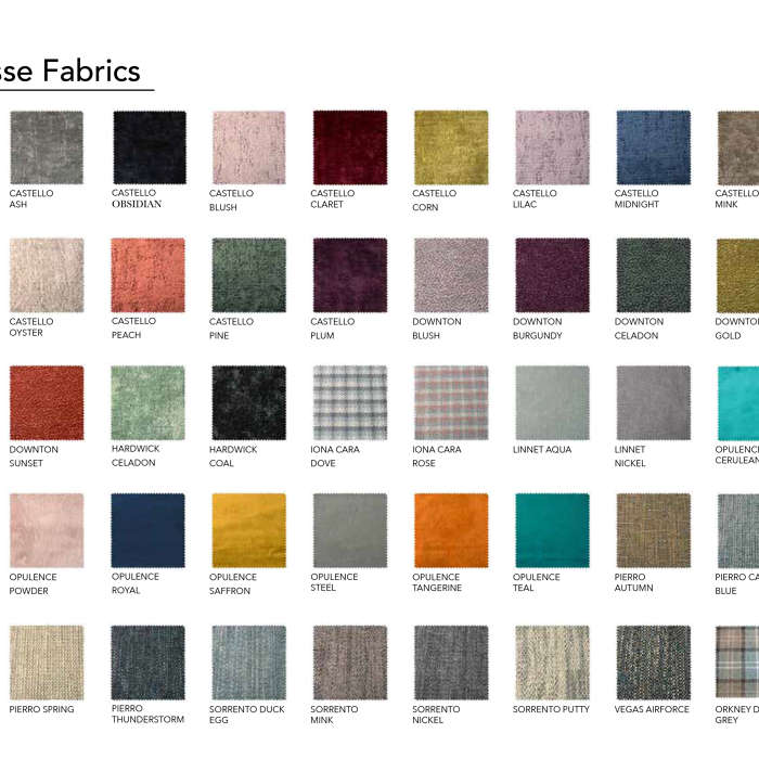 Finesse Fabrics Samples