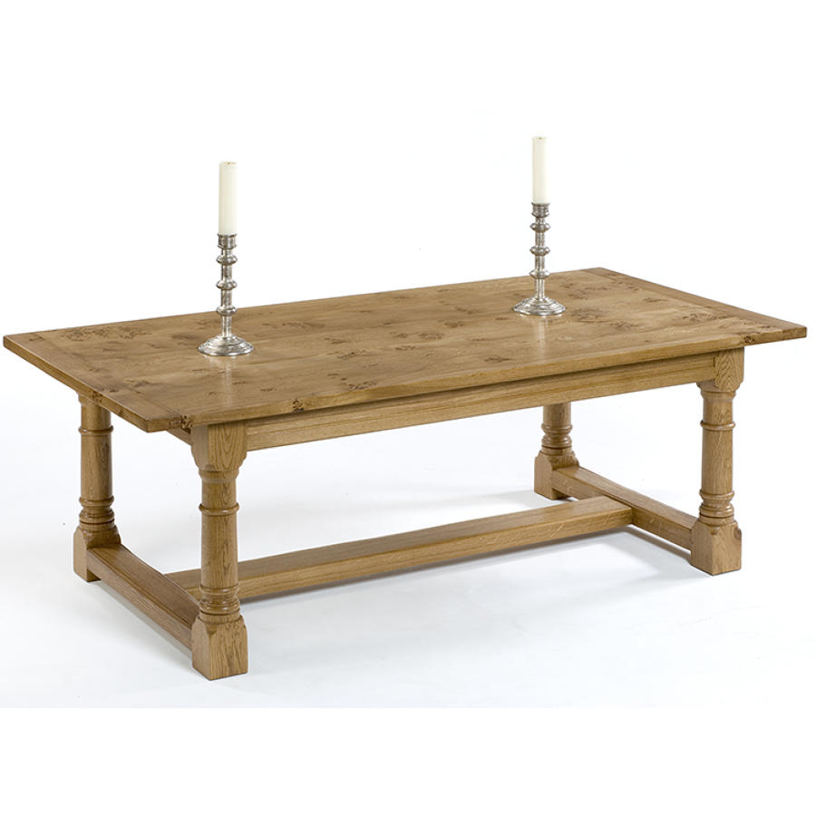 Oak Cannon Leg Refectory Dining Tables