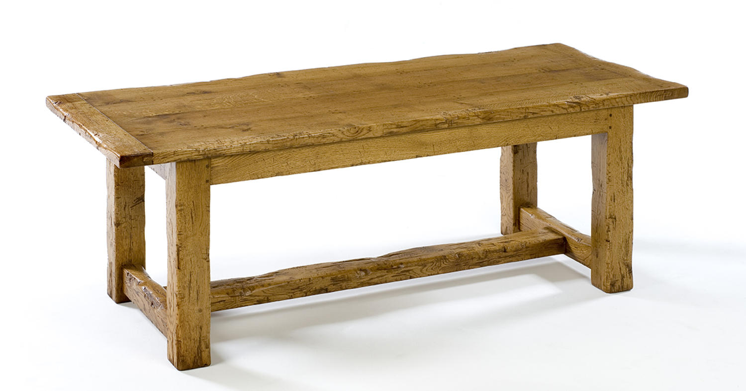 Oak Refectory Dining Table Chunky Square leg