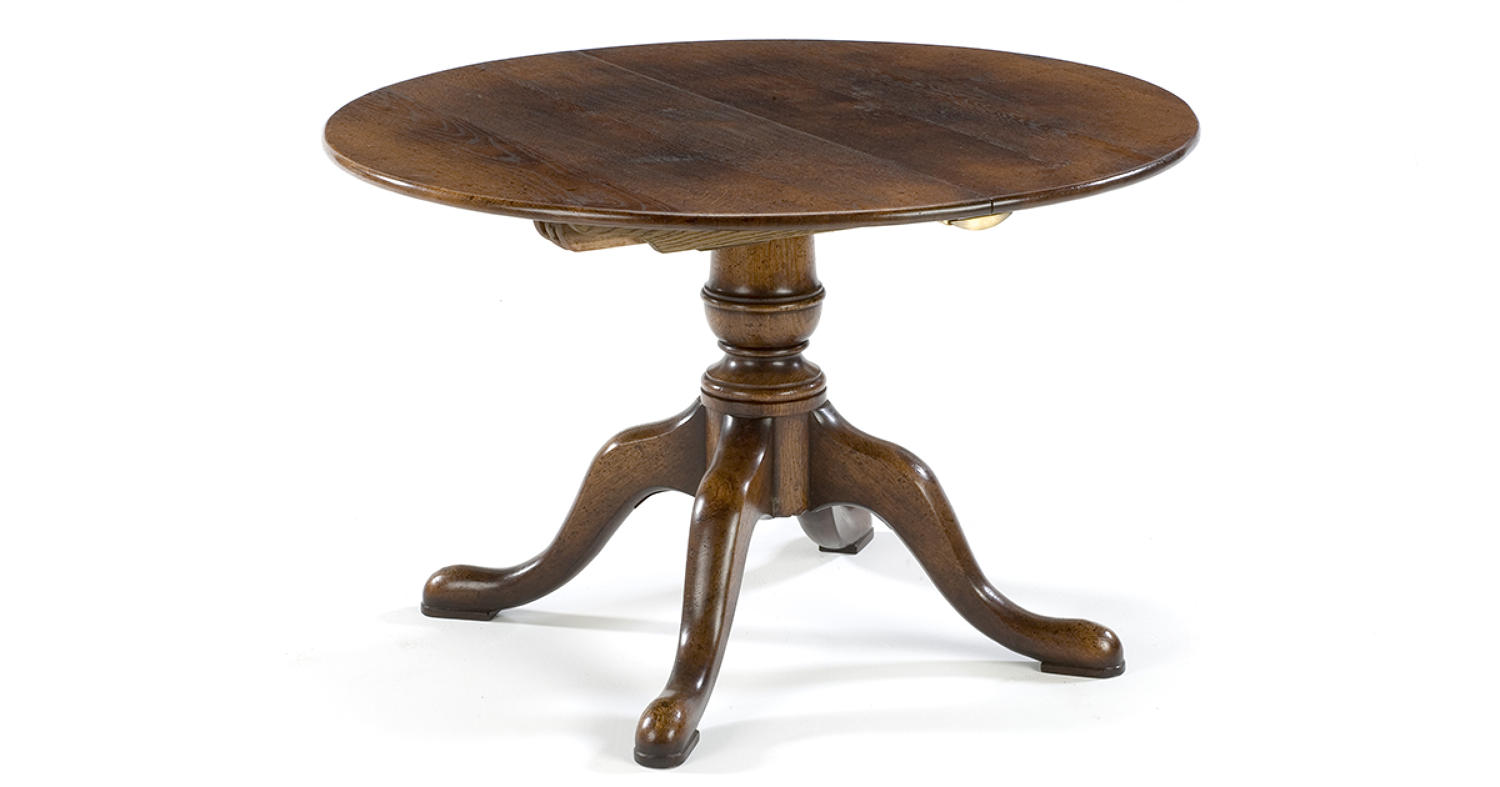 Oak Pedestal Circular Dining Table
