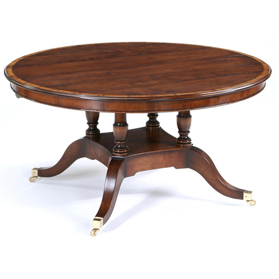 Regency Style Pedestal Dining Table