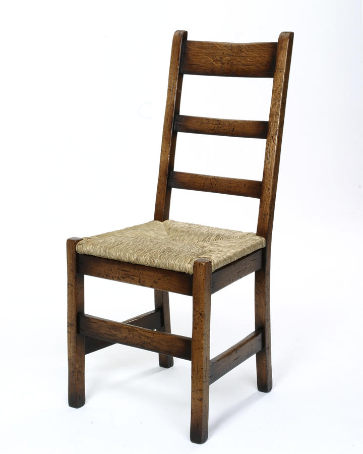 Oak Dining Chair - Contemporary Ladder