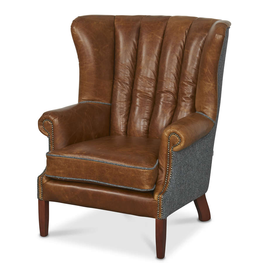 Fluted Wing Armchair