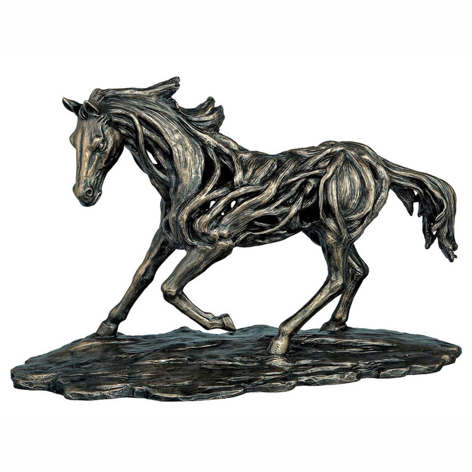 Running Horse cold cast bronze sculpture