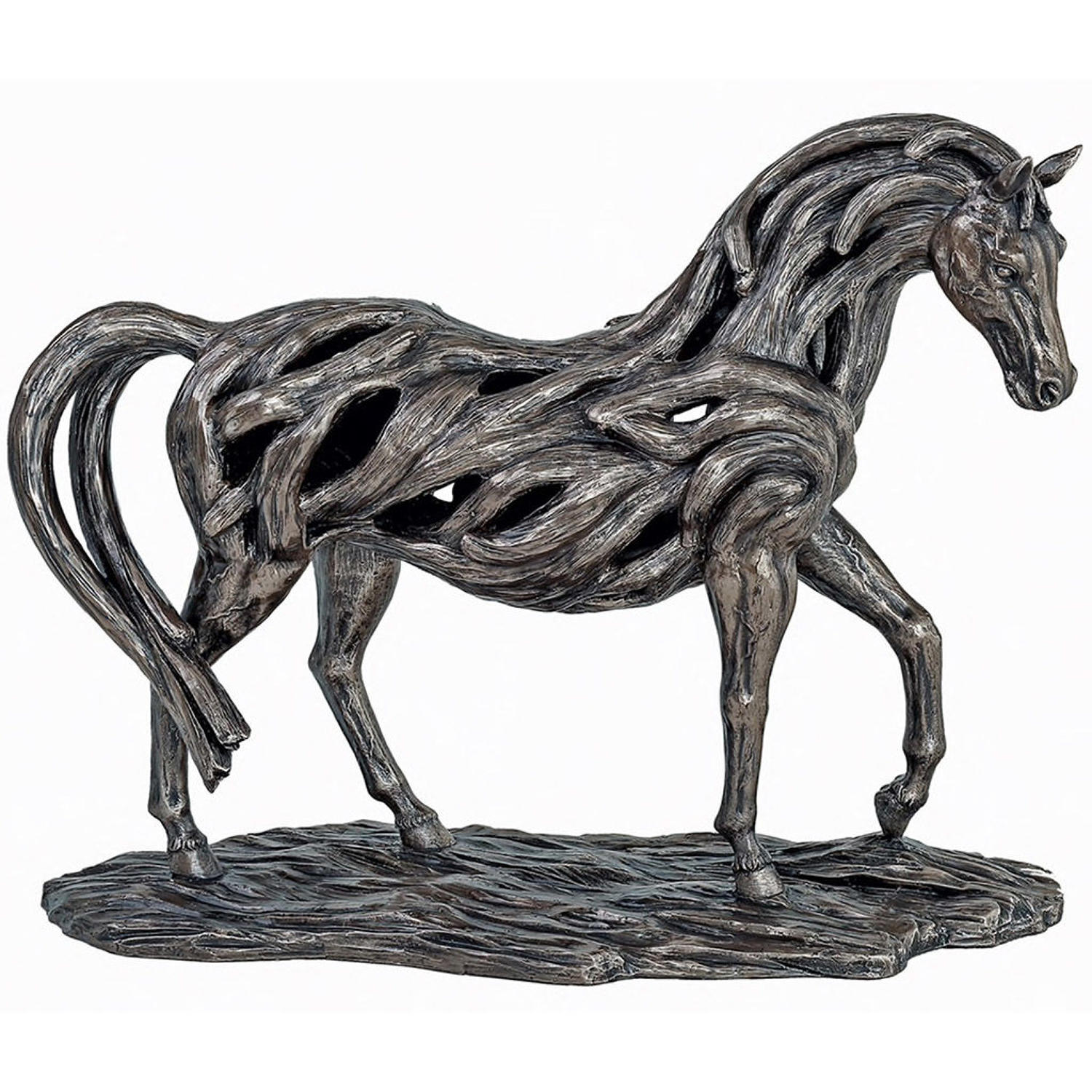 Trotting Horse cold cast bronze sculpture