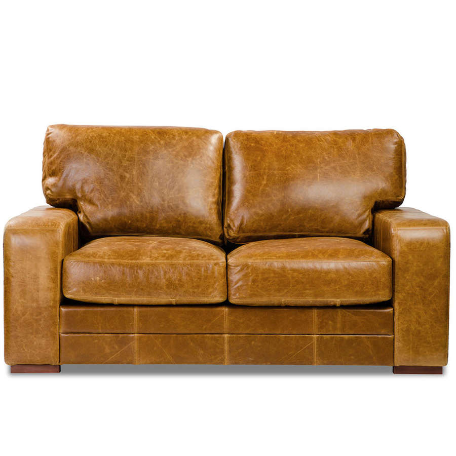 Luca sofa 2.5 seater in Cerato Brown Leather