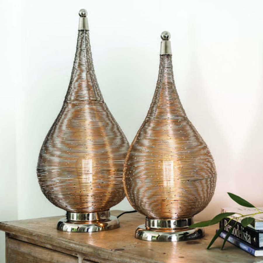 Coil Table Lamps small