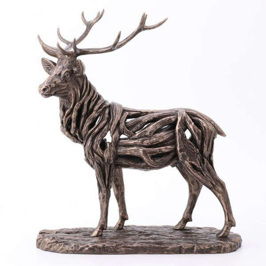 Driftwood Stag Sculpture