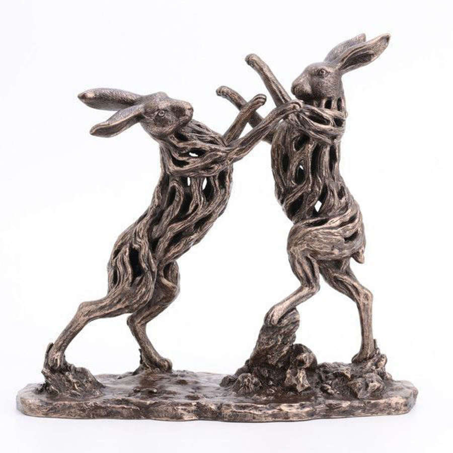 Driftwood Boxing Hares